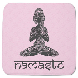 Lotus Pose Memory Foam Bath Mat - 48"x48" (Personalized)