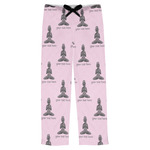 Lotus Pose Mens Pajama Pants - S (Personalized)