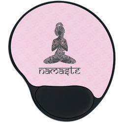 Lotus Pose Mouse Pad with Wrist Support