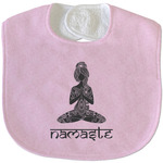 Lotus Pose Velour Baby Bib