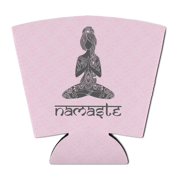 Custom Lotus Pose Party Cup Sleeve - with Bottom