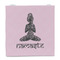 Lotus Pose Party Favor Gift Bag - Matte - Front