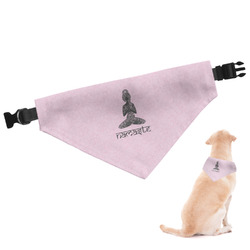 Lotus Pose Dog Bandana - XLarge (Personalized)