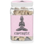 Lotus Pose Dog Treat Jar (Personalized)