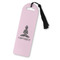 Lotus Pose Plastic Bookmarks - Front