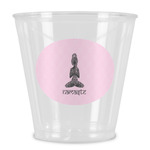 Lotus Pose Plastic Shot Glass