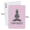 Lotus Pose Playing Cards - Approval