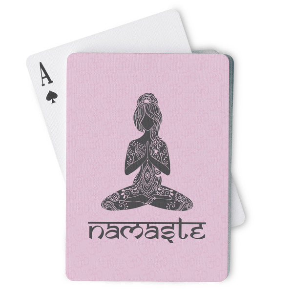 Custom Lotus Pose Playing Cards