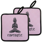 Lotus Pose Pot Holders - Set of 2