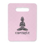 Lotus Pose Rectangular Trivet with Handle