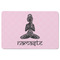 Lotus Pose Rectangular Fridge Magnet - FRONT