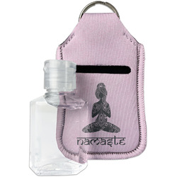 Lotus Pose Hand Sanitizer & Keychain Holder - Small