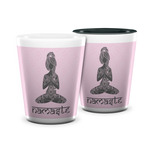 Lotus Pose Ceramic Shot Glass - 1.5 oz