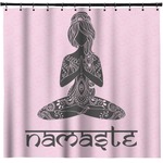 Lotus Pose Shower Curtain - Custom Size (Personalized)