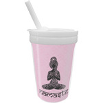 Lotus Pose Sippy Cup with Straw (Personalized)