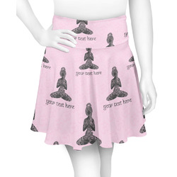 Lotus Pose Skater Skirt - Large (Personalized)