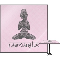 Lotus Pose Square Table Top - 30" (Personalized)