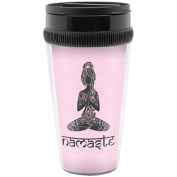 Lotus Pose Acrylic Travel Mug without Handle (Personalized)