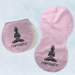 Lotus Pose Burp Pads - Velour - Set of 2