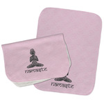 Lotus Pose Burp Cloths - Fleece - Set of 2