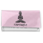 Lotus Pose Vinyl Checkbook Cover (Personalized)