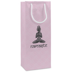 Lotus Pose Wine Gift Bags - Gloss