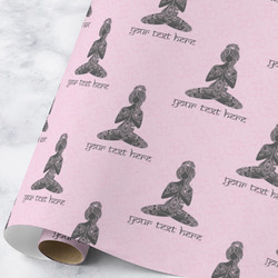 Lotus Pose Wrapping Paper Roll - Large - Matte