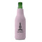 Lotus Pose Zipper Bottle Cooler - FRONT (bottle)