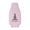 Lotus Pose Zipper Bottle Cooler - FRONT (flat)