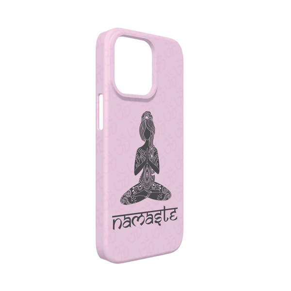 Custom Lotus Pose iPhone Case - Plastic - iPhone 13 Mini