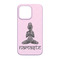 Lotus Pose iPhone 13 Pro Case - Back