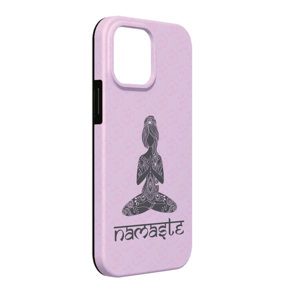 Custom Lotus Pose iPhone Case - Rubber Lined - iPhone 13 Pro Max