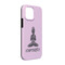 Lotus Pose iPhone 13 Pro Tough Case -  Angle