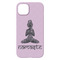 Lotus Pose iPhone 14 Plus Case - Back