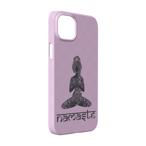 Custom Lotus Pose iPhone Case - Plastic - iPhone 14 Pro