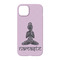 Lotus Pose iPhone 14 Pro Case - Back