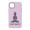 Lotus Pose iPhone 14 Pro Tough Case - Back