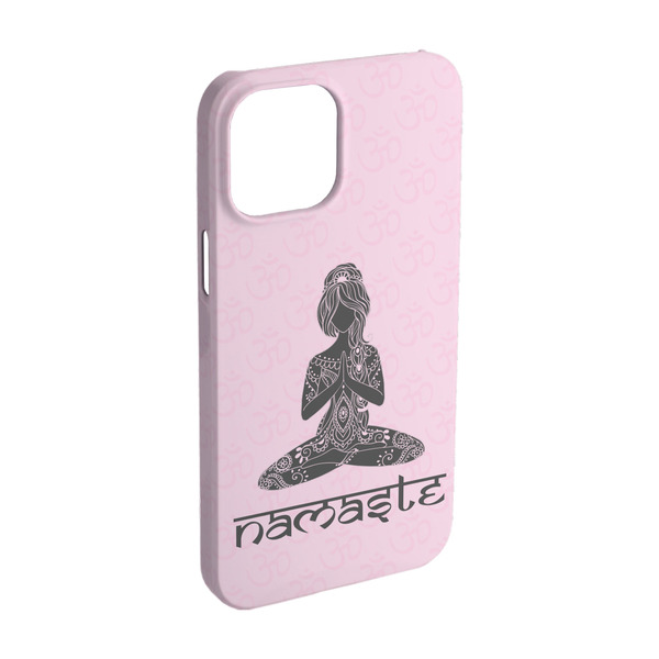 Custom Lotus Pose iPhone Case - Plastic - iPhone 15