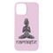 Lotus Pose iPhone 15 Plus Case - Back