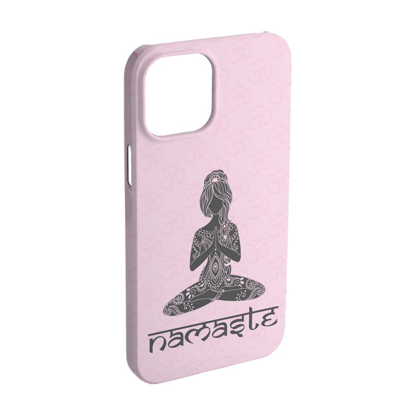 Custom Lotus Pose iPhone Case - Plastic - iPhone 15 Pro