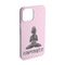 Lotus Pose iPhone 15 Pro Case - Angle