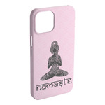 Lotus Pose iPhone Case - Plastic - iPhone 15 Pro Max