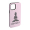 Lotus Pose iPhone 15 Pro Tough Case - Angle