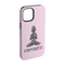 Lotus Pose iPhone 15 Tough Case -  Angle