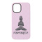 Lotus Pose iPhone 15 Tough Case - Back