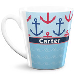 Anchors & Waves 12 Oz Latte Mug (Personalized)