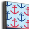 Anchors & Waves 12x12 Wood Print - Closeup