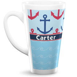 Anchors & Waves Latte Mug (Personalized)