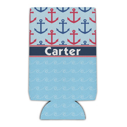 Anchors & Waves Can Cooler (16 oz) (Personalized)