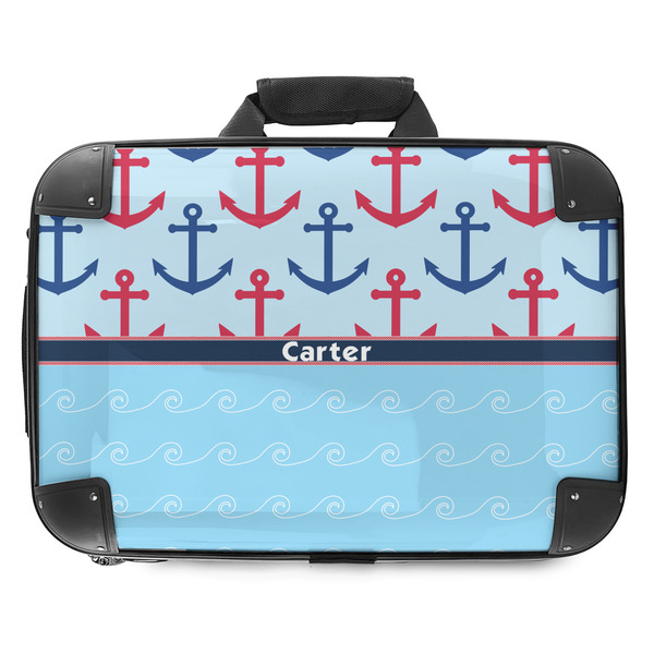 Custom Anchors & Waves Hard Shell Briefcase - 18" (Personalized)